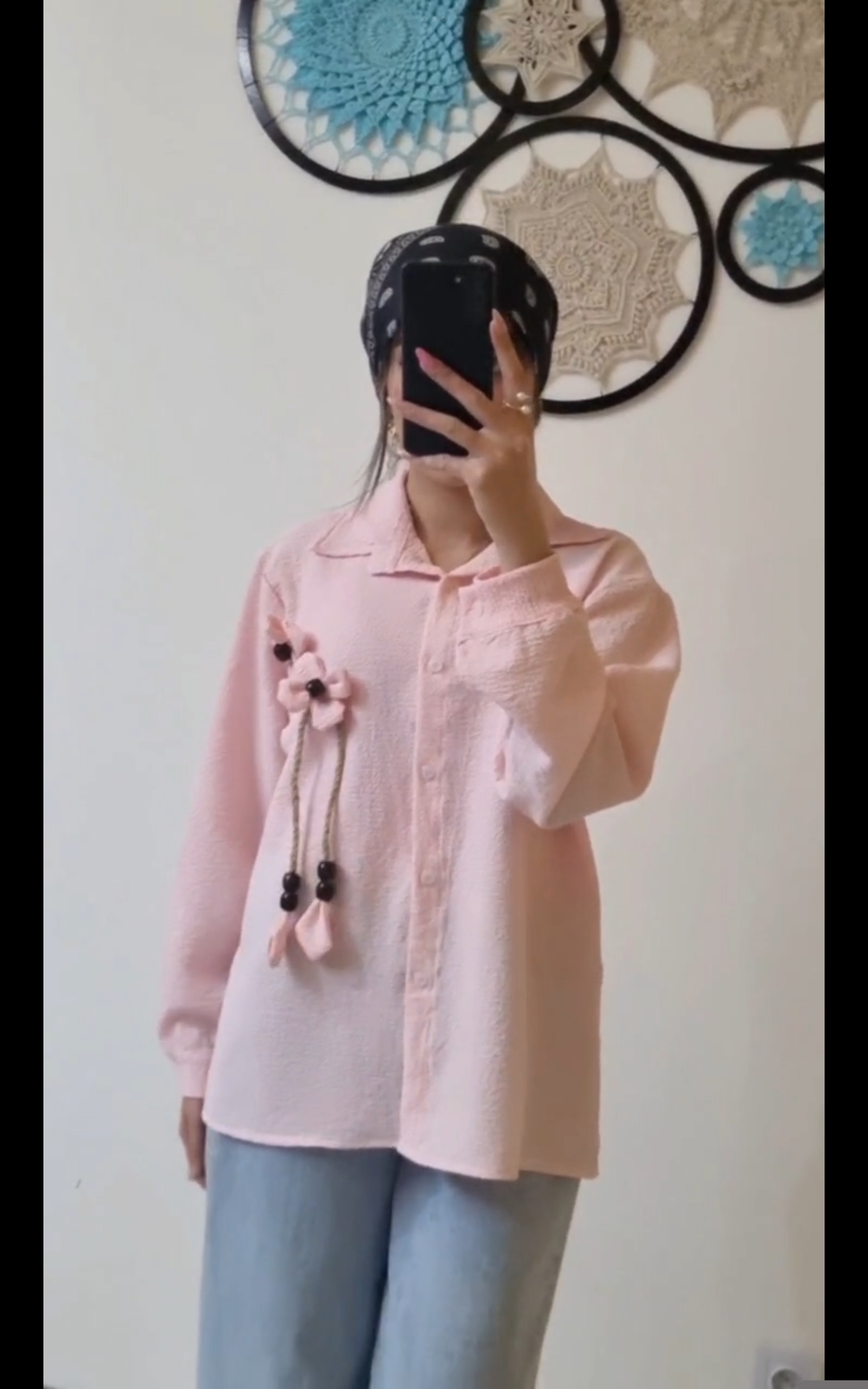 شومیز گل سینه 2